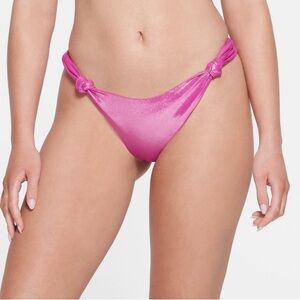 New Skims Liquid Shine Swim Knotted Bikini Bottom